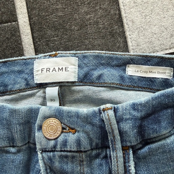 Frame Denim Denim - Frame Denim Light Blue Flare Jeans